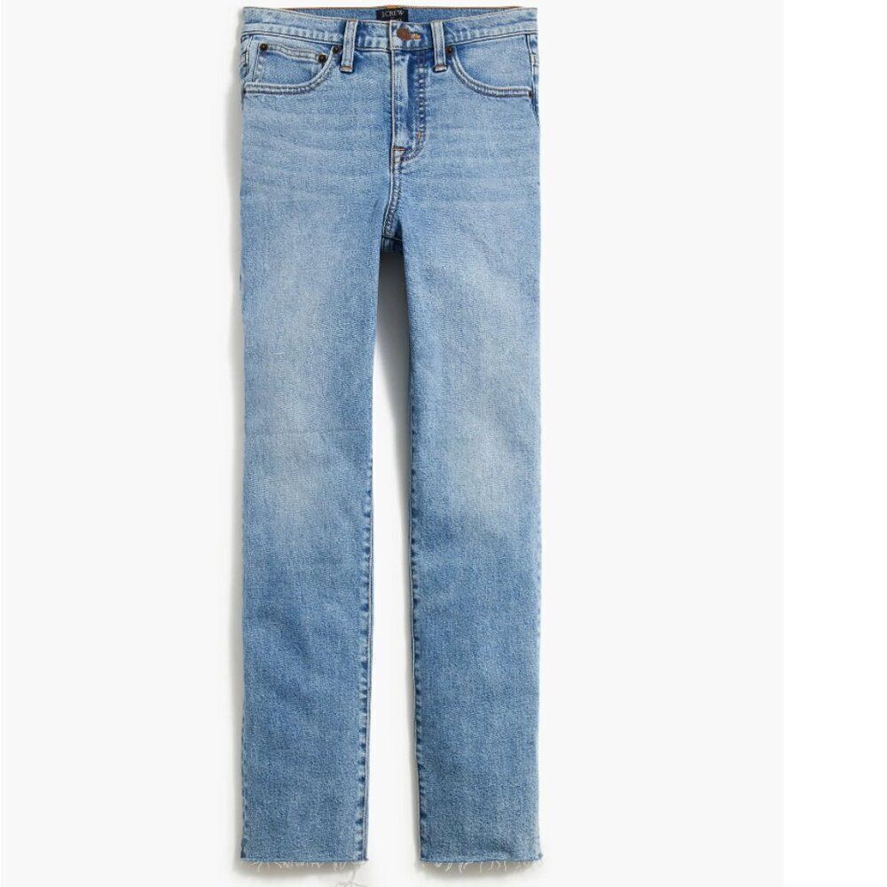 J. Crew Factory bx445 Essential All-Day Straight jeans 27 Tall NWT/Repaired